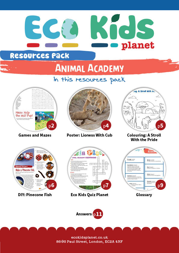 Resource pack for issue 119, Animal Academy